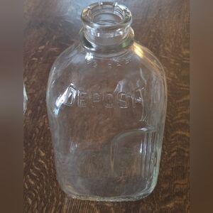 Vintage Glass Half Gallon Milk Jug